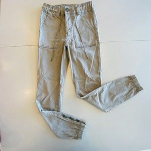 American Eagle Super Stretch Army Green Tapered Pull-On Jogger 2 Elastic Waist